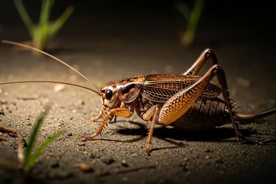 Cricket: long antennae.